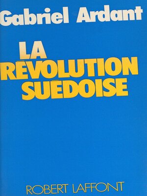 cover image of La révolution suédoise